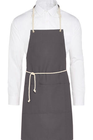 CORSICA - Cord Bib Apron with Pocket