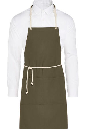 CORSICA - Cord Bib Apron with Pocket
