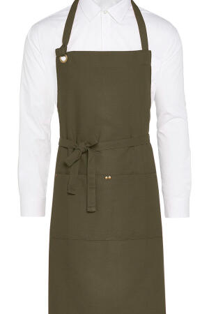 PROVENCE - Eyelet Bib Apron with Pocket