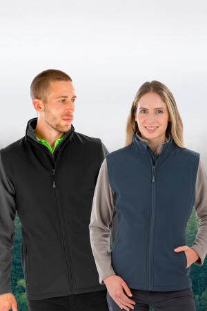 Women`s Recycled 2-Layer Printable Softshell B/W