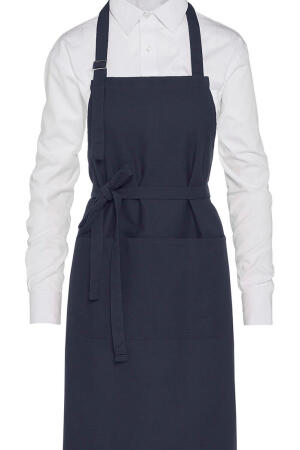 LISBON - Cotton Heavyweight Bib Apron with Pocket
