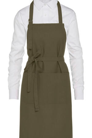 LISBON - Cotton Heavyweight Bib Apron with Pocket