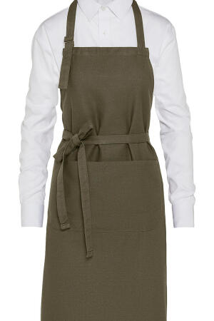 LISBON - Organic Heavyweight Bib Apron with Pocket
