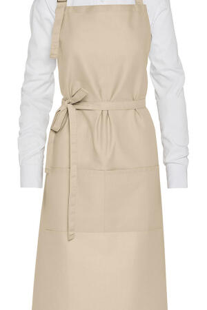 AMSTERDAM - Recycled Bib Apron with Pocket