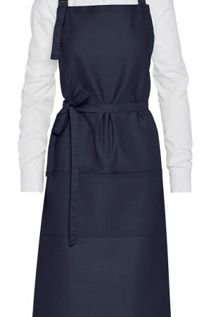 AMSTERDAM - Recycled Bib Apron with Pocket