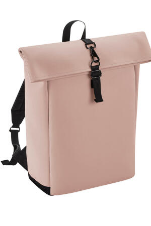 Matte PU Rolltop Backpack
