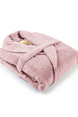 Bademantel mit Schalkragen