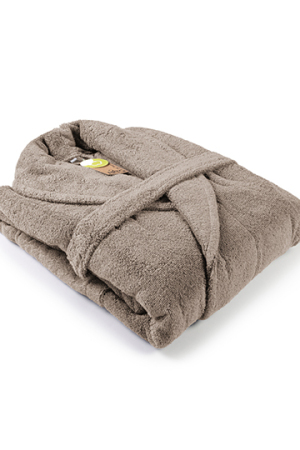 Bademantel mit Schalkragen