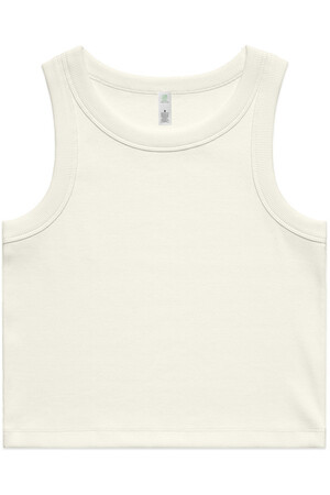 Wo's Organic Rib Crop Tank | 4064G