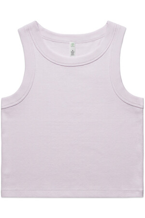 Wo's Organic Rib Crop Tank | 4064G