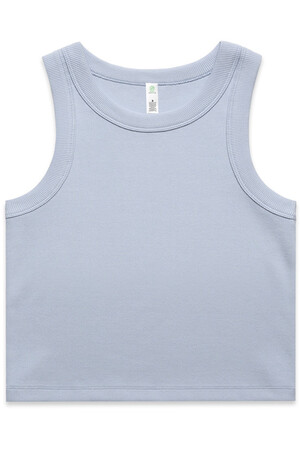 Wo's Organic Rib Crop Tank | 4064G
