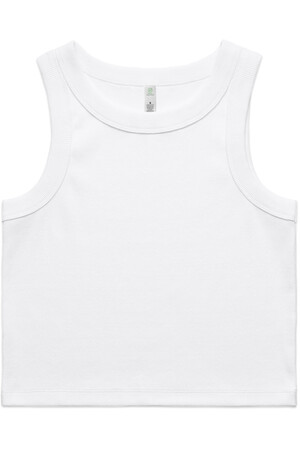 Wo's Organic Rib Crop Tank | 4064G