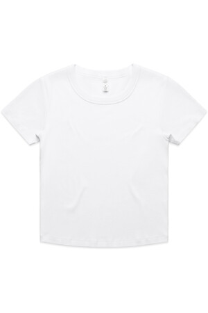 Wo's Organic Rib Baby Tee | 4074