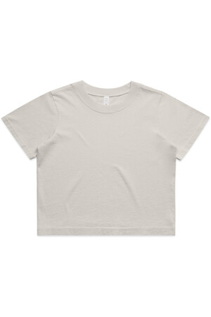 Wo's Heavy Faded Crop Tee | 4089