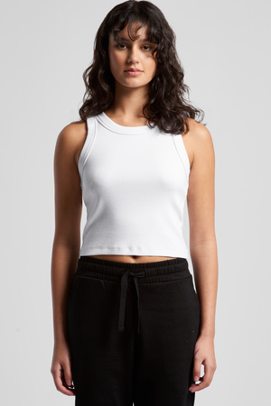 Wo's Organic Rib Crop Tank | 4064G