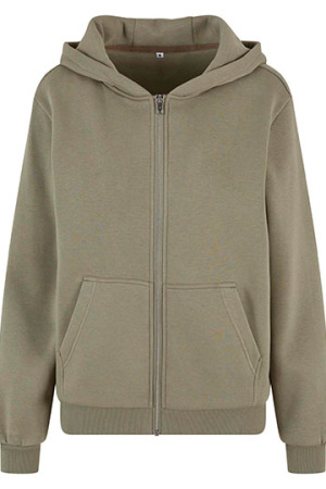 Ladies Fluffy Zip Hoody