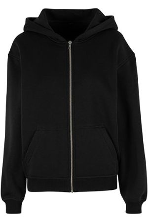 Ladies Loose Fit Zip Hoody