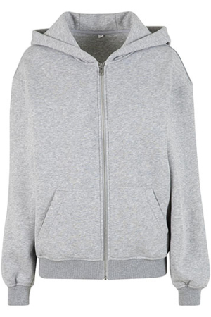 Ladies Loose Fit Zip Hoody