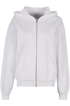 Ladies Loose Fit Zip Hoody