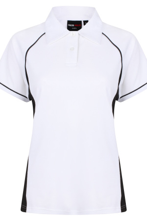 Ladies Piped Performance Polo