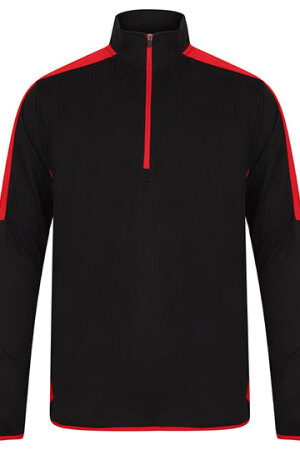 Adults` 1/4 Zip Midlayer with Contrast Panelling