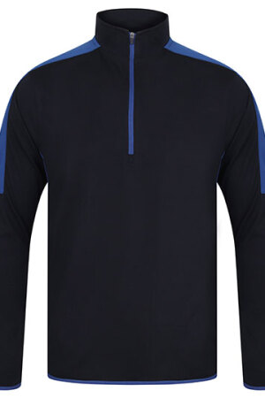 Adults` 1/4 Zip Midlayer with Contrast Panelling