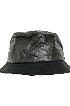 Crinkled Paper Bucket Hat