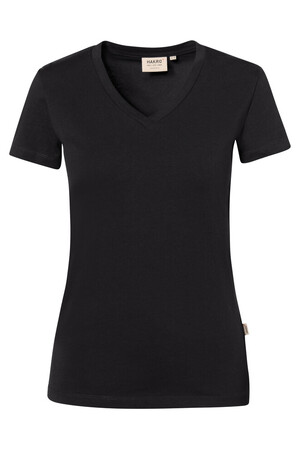 Damen-V-Shirt Stretch