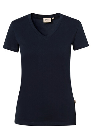 Damen-V-Shirt Stretch