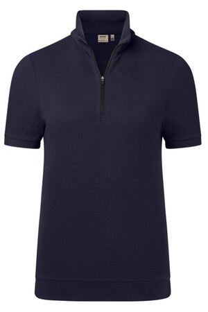 Damen Zip-Shirt Piqué MIKRALINAR® ECO