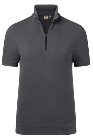 Damen Zip-Shirt Piqué MIKRALINAR® ECO