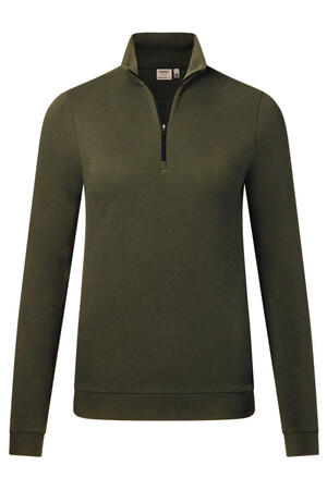 Damen Zip-Longsleeve Piqué MIKRALINAR® ECO