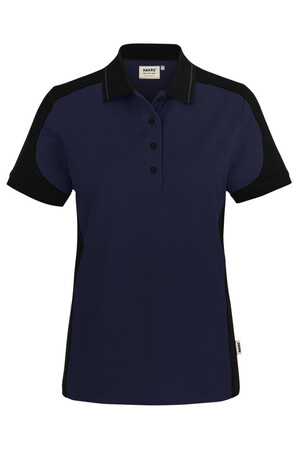 Damen Poloshirt Contrast MIKRALINAR® ECO