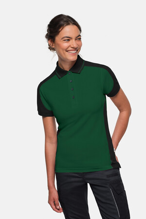 Damen Poloshirt Contrast MIKRALINAR® ECO