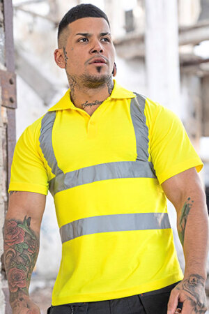 Hi-Viz Polo Shirt EN ISO 20471