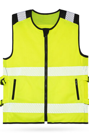 Hi-Vis Mesh Motorcycle Safety Vest “Naxos”