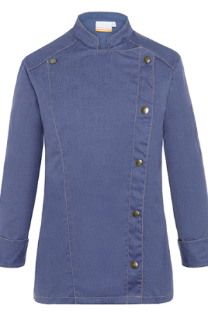 Damen Kochjacke Jeans-Style