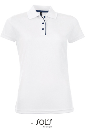 Womens Sports Polo Shirt Performer