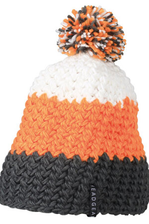 Crocheted Cap With Pompon