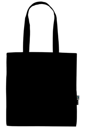 Tiger Cotton Shopping Bag With Long Handles