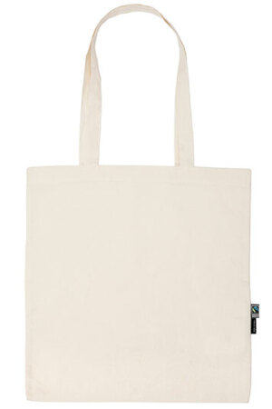 Tiger Cotton Shopping Bag With Long Handles