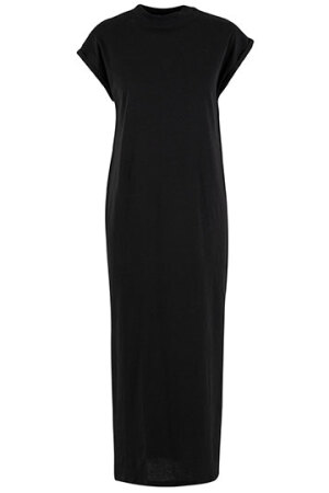 Ladies Long Extended Shoulder Dress