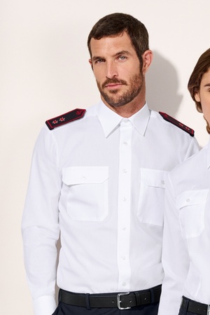 OLYMP Feuerwehr-comfort fit- Herren-Kent - Langarm