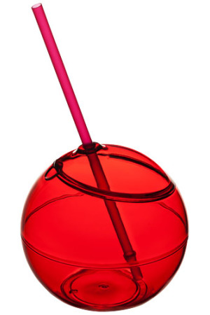 Fiesta 580 ml Trinkball und Strohhalm