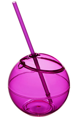 Fiesta 580 ml Trinkball und Strohhalm