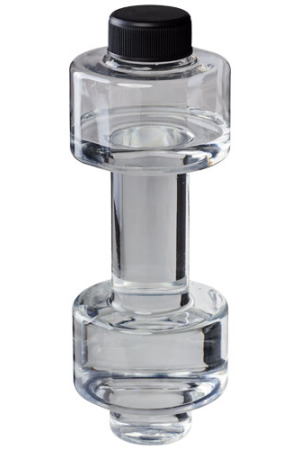 Coach Kurzhantel-Wasserflasche