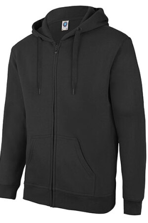 Zip Through Hooded Sweat Jacket