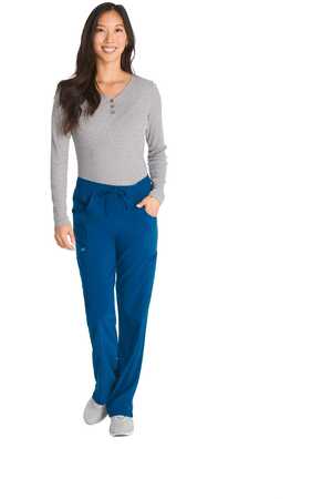 Damenhose mit mittlerem Bund und Kordelzug