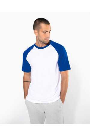 Baseball-Shirt, zweifarbig