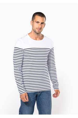 Herren-Marineshirt Langarm